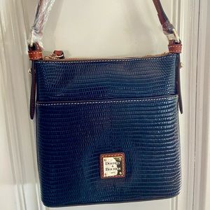 COPY - Dooney & Bourke Midnight Blue Letter Cross…